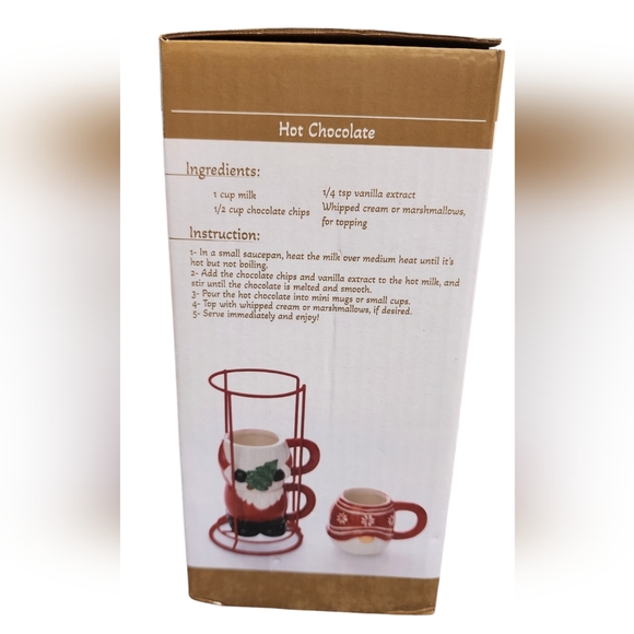 Espresso gnome cup set with rack - Picture 2 of 2